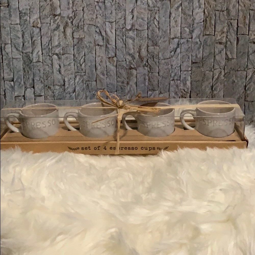 Belle Madison Set of 4 Espresso Mugs